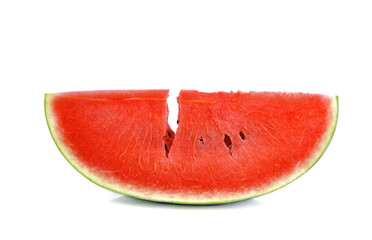 Fresh watermelon sliced isolated on white background