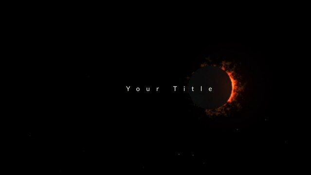 Solar Eclipse Movie Title Intro