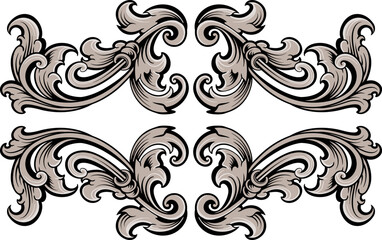 Luxury Frame Ornament Wedding Decoration