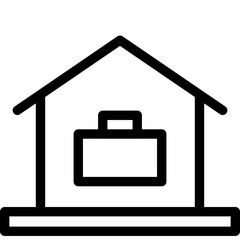 Work from home icon