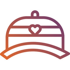 Cap Gradient Icon