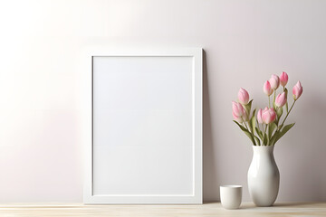 Blank photo frame for mockup