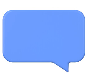 Naklejka premium Speech bubble. Chat bubble. 3D illustration.