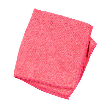 Microfiber cleaning rag isolated on transparent background. PNG format