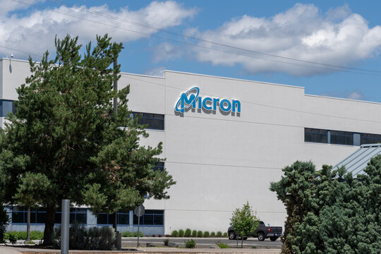 Micron headquarters in Boise, ID, United States, USA, June 18, 2023. Micron Technology, Inc. is an American producer of computer memory and computer data storage. 