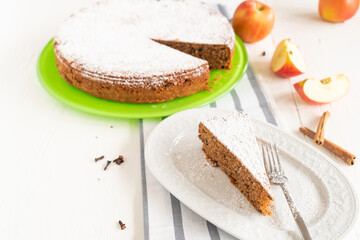 kuchen apfel apfelkuchen von oben mostkuchen most 