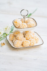 kokos kokoskugeln süßspeise süß snack 