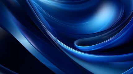 Fototapeta premium the spiral of the blue art, in the style of layered lines