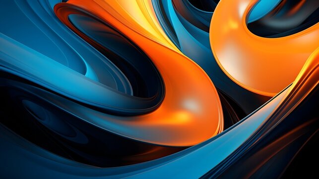 wallpaper pixie witch art abstract swirl of orange yellow and blue