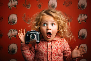 Child with camera