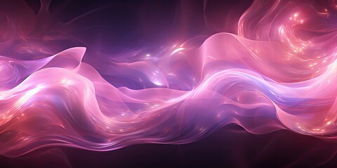 AI Generated. AI Generative. Abstract pink color wave flow design template background. Graphic Art