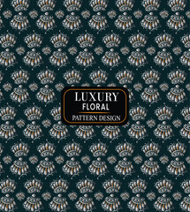 Vector abstract floral seamless colorful luxury pattern design
Free vector organic flat pressed flowers pattern