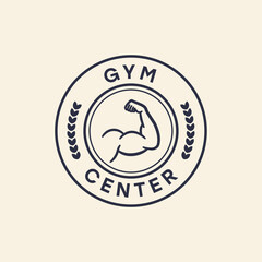 Vector Fitness Aerobics Gym Elements and Fitness Icons Illustration can be used as Logo or Icon in premium quality