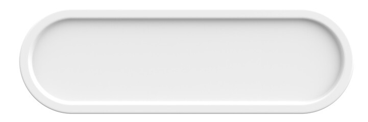 3D button. Empty button. 3D illustration.