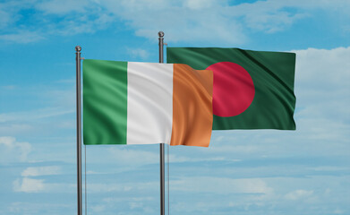 Bangladesh and Ireland flag