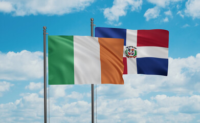 Belgium and Ireland flag
