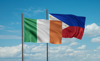 Philippines and Ireland flag