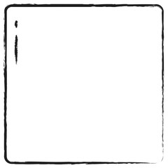 Hand drawn Square Geometry Shape icon