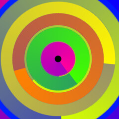 background with circles, abstract art, sircles, color, Moore, © Wichan