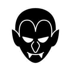 Vampire icon vector on trendy style for design and print