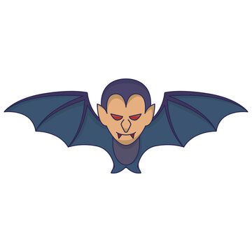 Vampire icon vector on trendy style for design and print