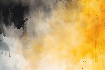 Kontrastreiches Duo: Schwarz-Gelber Hintergrund