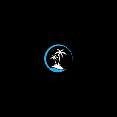 Coconut tree logo