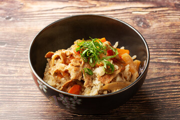 豚バラ五目ご飯