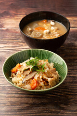 豚バラ五目ご飯