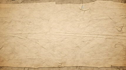 Une vieille feuille de papier pour écrire du texte. - obrazy, fototapety, plakaty