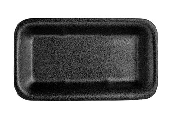 Empty foam food container transparent png