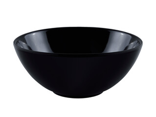 Empty black bowl transparent png