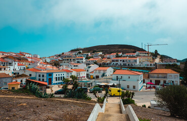 Panoramic view of picturesque Carrapateira village, Algarve
