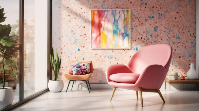 Pink chair next sale