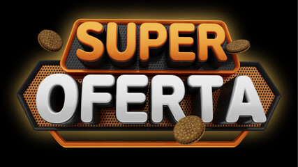selo 3d ''super oferta''