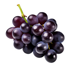 Fototapeta premium Fresh grapes isolated on transpatenr background