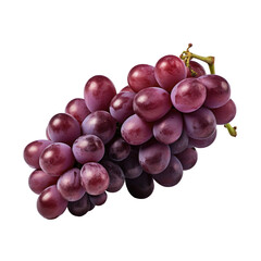 Fototapeta premium Fresh grapes isolated on transpatenr background