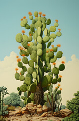 cactus in desert