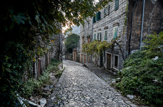 street in Montenegro