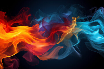 vibrant flames and fire wallpaper background