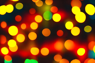holyday golden lights bokeh blur