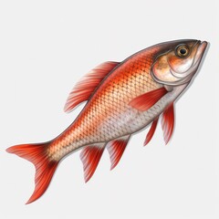 Colorful fish isolated