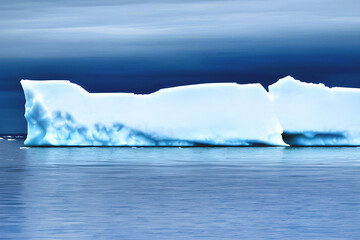 the ocean iceberg, Ai generated