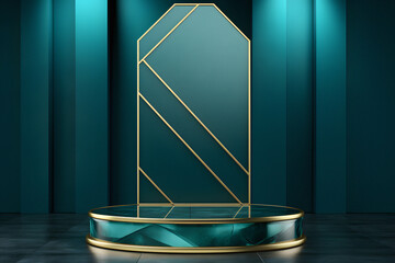 stage with spotlight