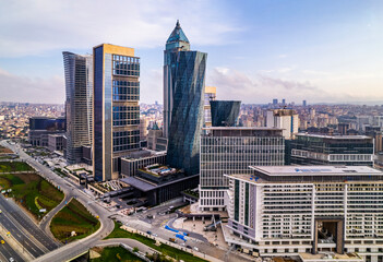 Istanbul Financial Center (IFC) in Atasehir, Istanbul, Turkey. Global financial services hub....