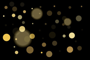 Gold glitter confetti, great design for any purpose. Party decor.