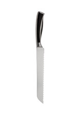 stainless steel kitchen knife on white background