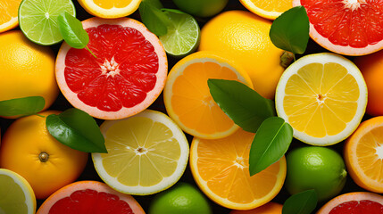 citrus fruit background - obrazy, fototapety, plakaty