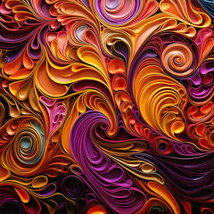abstract background with swirls