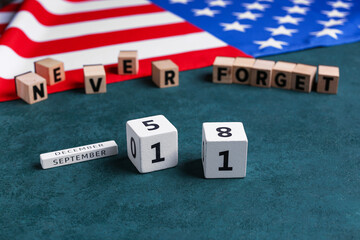 Calendar with date of National Day of Prayer and Remembrance for the Victims of the Terrorist...
